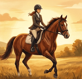 Jazda konna - Horseback, Hucisko k. Zawiercia