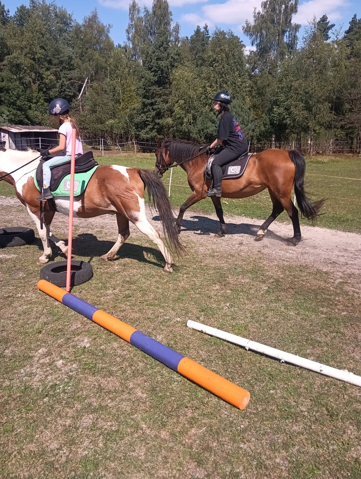 Jazda po torze z drągami - obóz jeździecki Horseback, sierpień 2026