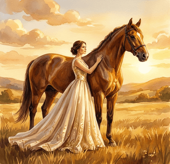 Sesja zdjęciowa ślubna z końmi - Horseback, Hucisko